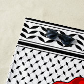 パレスティナ抵抗拳でスイカのシンボル ビーチタオル (インサイチュ)