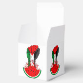 パレスティナ抵抗拳でスイカのシンボル フェイバーボックス (オープン)