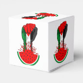 パレスティナ抵抗拳でスイカのシンボル フェイバーボックス (裏面サイド)