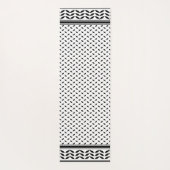 パレスティナ抵抗拳でスイカのシンボル ヨガマット (裏面)