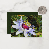 パレスティナ花フラットノートカード ノートカード (正面/裏面インサイチュ)