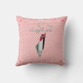 パレスティナ装飾用クッション – パレスティナケフィエ クッション (裏面)