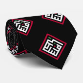 パレスティナ語のアルビック語ワードアートの正方形のワードフラグ ネクタイ (ロール)