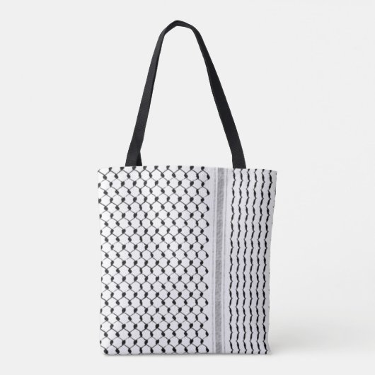 パレスティナ・クフィヤカスタム トートバッグ (裏面)