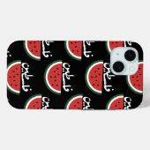 パレスティナ・スイカ・パレスチナのアラビア語「فلسطين」 Case-Mate iPhoneケース (裏面 (横))