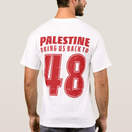 パレスティナ・ナクバ1948パレスチナ自由支援 Tシャツ