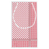 パレスティナ・レッド&ホワイト・ケフィエ スモールペーパーバッグ (裏面)