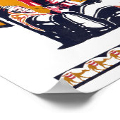 パレスティナ・ヴィンテージ旅行ポスター復元 ポスター (角)