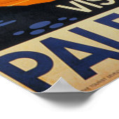 パレスティナ・ヴィンテージ旅行ポスター ポスター (角)