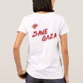 パレスティナ Tシャツ (裏面)