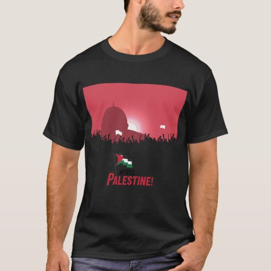 パレスティナ Tシャツ (正面)
