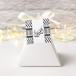 パレスティンクフィヤアルフマブロックメッセージカード フェイバータグ