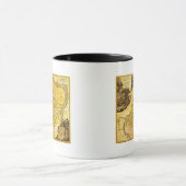 パレスティンパノラママップパレスチナ2 マグカップ (中央)