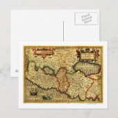 パレスティンパノラママップパレスチナ5 ポストカード (正面/裏面)