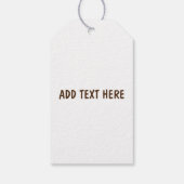 パレスティンフリーダムファイターポートレート ギフトタグ (裏面)