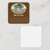 パレスティンフリーダムファイターポートレート スクエア名刺 (正面/裏面)