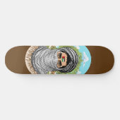 パレスティンフリーダムファイターポートレート スケートボード (横)