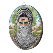 パレスティンフリーダムファイターポートレート ダーツボード (正面右)