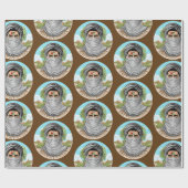 パレスティンフリーダムファイターポートレート ラッピングペーパー (フラット)