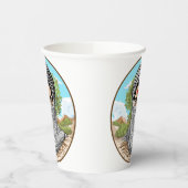 パレスティンフリーダムファイターポートレート 紙コップ (左)