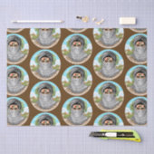 パレスティンフリーダムファイターポートレート 薄葉紙 (クラフト)