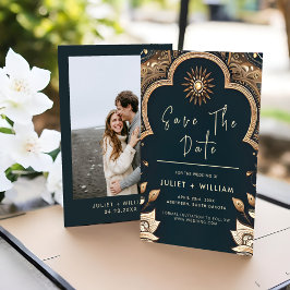 パレスヒンディヘナメンディインディアンスタイル結婚ズ セーブザデート