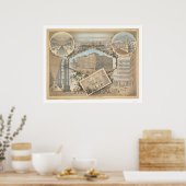 パレスホテル，サンフランシスコ，カリフォルニア ポスター (キッチン)