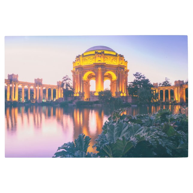 パレスライトアップ メタルプリント (正面)