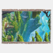 パレス中国のバレー スローブランケット (正面)