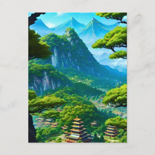 パレス中国のバレー ポストカード (正面)