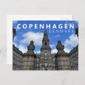 パレス王室のコペンハーゲンデンマークスカンジナビアモダン ポストカード (正面/裏面)