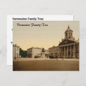 パレス王室の，ブリュッセル，ベルギー ポストカード (正面/裏面)