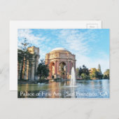 パレス・オブ・ファインアート – サンフランシスコ ポストカード (正面/裏面)