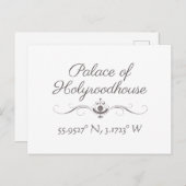 パレス・オブ・ホリロドハウス緯度経度 ポストカード (正面/裏面)