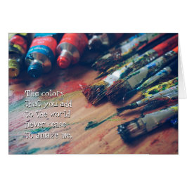 パレッカラフルトアーティスト挨拶カード