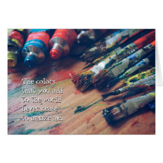 パレッカラフルトアーティスト挨拶カード