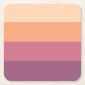 パレットの取り込み –  スクエアペーパーコースター (正面)