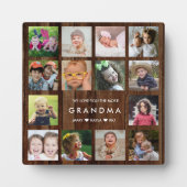 パレットウッド私たちは愛おばあちゃん14フォトコラージュ フォトプラーク (正面)