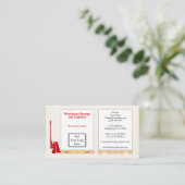 パレットジャッキ標準、3.5インチx 2.0インチ名刺 名刺 (スタンド正面)