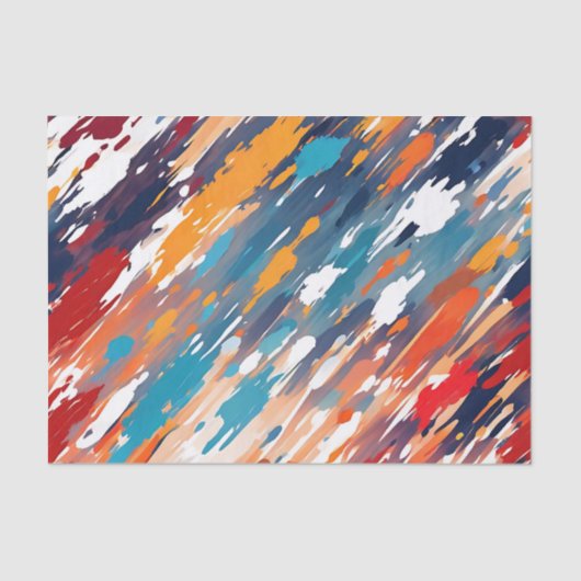 パレットナイフテクスチャ 薄葉紙 (正面)