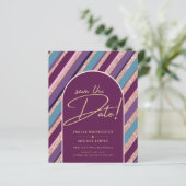 パレットプラムパープルターコイズバラ結婚金ゴールド (スタンド正面)