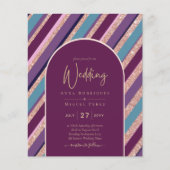 パレットプラムパープルターコイズバラ結婚金ゴールド (正面)