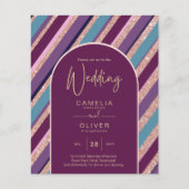 パレットプラムパープルターコイズバラ結婚金ゴールド (正面)