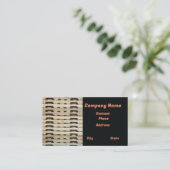 パレット木製品保存輸送シェルブ 名刺 (スタンド正面)