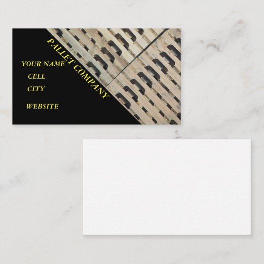 パレット製品の保管輸送 名刺 (正面/裏面)