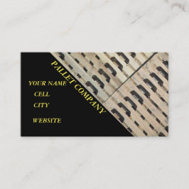 パレット製品の保管輸送 名刺