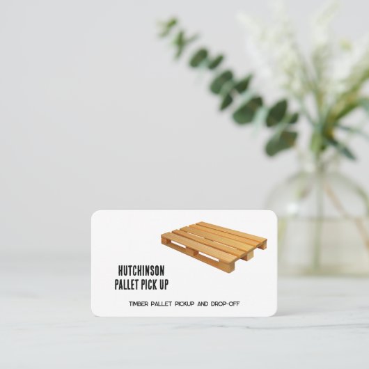 パレット集荷搬送 名刺 (スタンド正面)