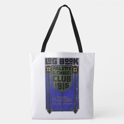 パレット&チゼル1916ログブックトート トートバッグ (正面)