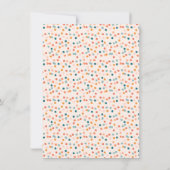 パレット |ティール(緑がかった色)&金ゴールドアーチ&グラード写真卒業 招待状 (裏面)