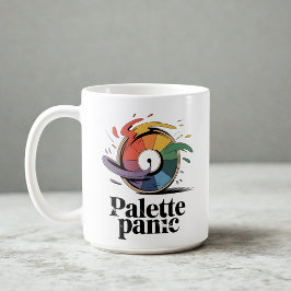 パレット・パニック | デザイナーのためのジョーク コーヒーマグカップ